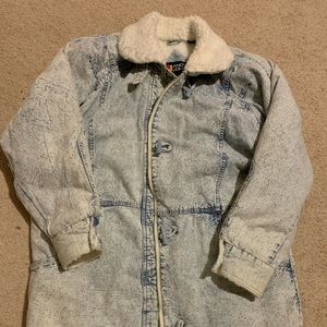Andy Johns Vintage oversized acid wash coat